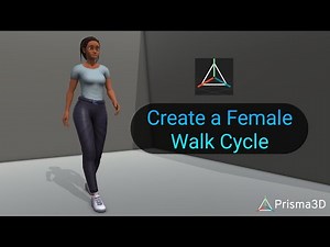 Master Smooth Walk Cycle Animation in Prisma 3D | Step-by-Step Character Animation |