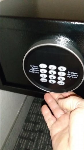 Shield Security guest room safe password override.