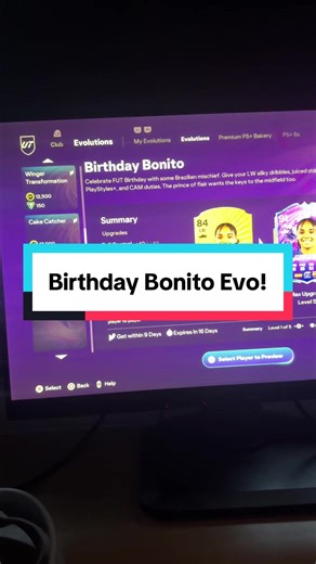 Celebrate the Birthday Bonito Evo in FIFA!