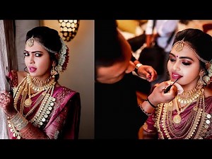 Mridula Vijay wedding second bridal look I Happy bride story I Kerala celebrity makeup by Vikas Vks