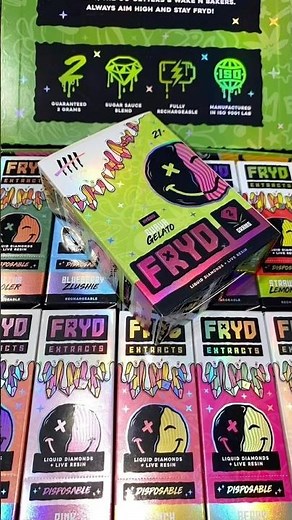 🔥 Top FRYD CARTS Flavors You Need to Try #fryd #frydal #vapelife #shots #shortvideo