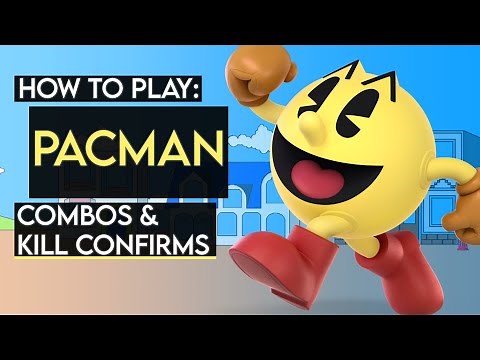How To Play PAC-MAN : Basic Combos & Kill Confirms (Super Smash Bros. Ultimate)