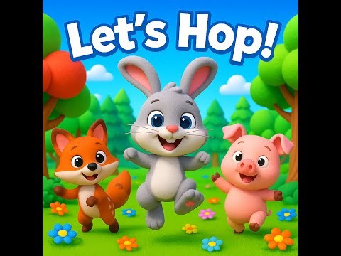🐰 Jump Like a Bunny! 🎶 | Fun Dance Song for Kids | Move, Hop & Learn! 🌈
