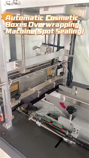 ZONESUN 3D Cellophane Overwrapping Machine | Spot Sealing | 10-50 BPM