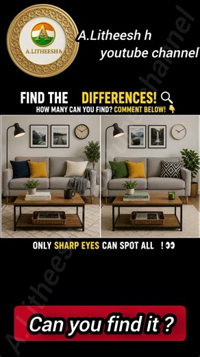 Find The Differences 👀 Only Sharp Eyes Can Find Them All 😳