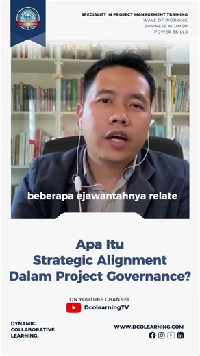 What is meant by strategic alignment in project governance