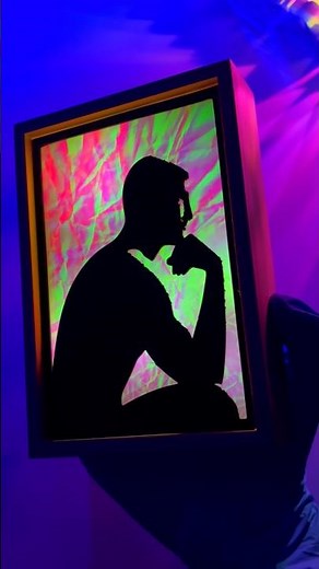 DIY “The Thinker” Silhouette Decor (Satisfying!) #diy #satisfying #craft