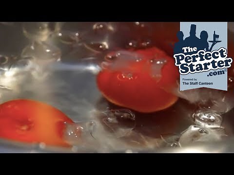 How to blanch tomatoes