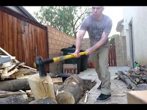 How To Split Wood The Russian Way
