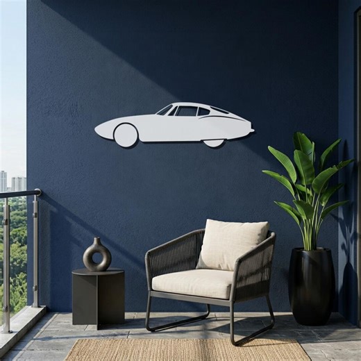 Vintage Car Metal Wall Art, Classic Car Decor, Geometric Car Wall Hanging, Retro Car Artwork, Modern Wall Decor for Car Enthusiasts - Etsy