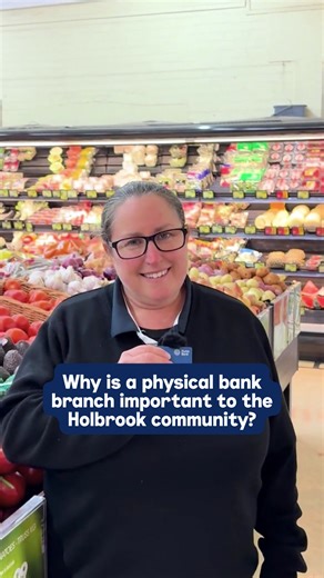 Why do local bank branches matter?  We asked Holbrook locals and...