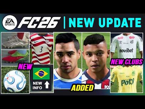 EA FC 26 NEWS | NEW BIG UPDATE - Additions, Real Faces & Licenses ✅