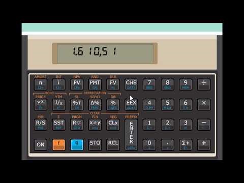 HP 12C - Cálculo PV - Valor Presente