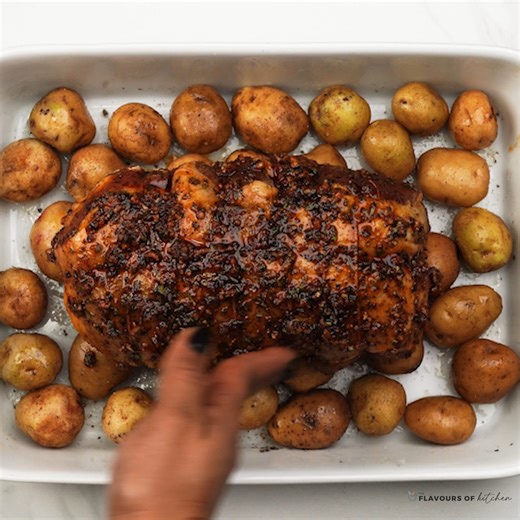 Making a truly special meal is often done with simple ingredients. This boneless roasted lamb shoulder recipe uses quality but common ingredients. Lamb shoulder roast is tender and juicy, with an herb-flavored crust that makes this dish shine. Recipe Link:https://theflavoursofkitchen.com/ultimate-boneless-lamb-shoulder-recipe/ | The flavours of kitchen