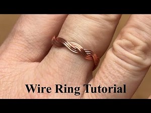 Wavy Wire Wrapped Ring Tutorial