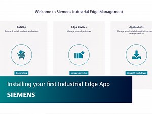 Installing your first Industrial Edge App