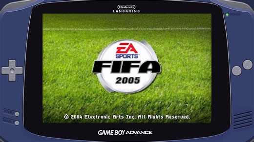 【FIFA 05 FIFA足球2005】GBA 怀旧掌机经典游戏永久高清收藏版【超清60帧】