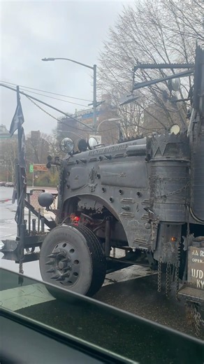 Real life “Thunderdome” truck in NYC #80smovie #postapocalyptic ￼#thunderdome #actionclassic