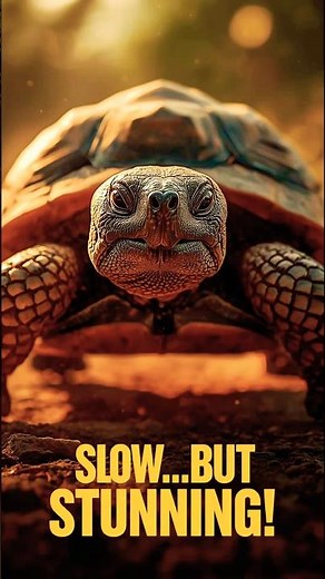 Cute Giant Tortoise's Peaceful Moments 🐢✨ #calming