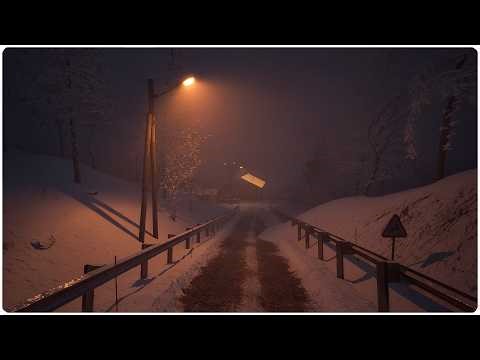 I've Never Drifted Off This Easily: Spatial Winter Storm on a Forgotten Mountain Road | Windy ASMR