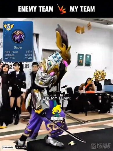 ENEMY Vs My TEAM🔥🔥 #mobilelegends #mlbb