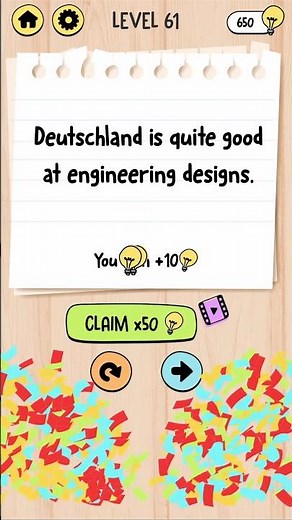 Brain Test Tricky Words Level 61 Walkthrough