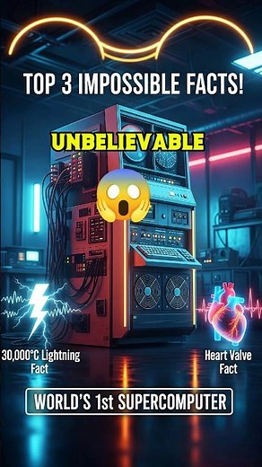 World's First Supercomputer 😱 | interesting facts | #telugu #shorts #shortsfeed #growth