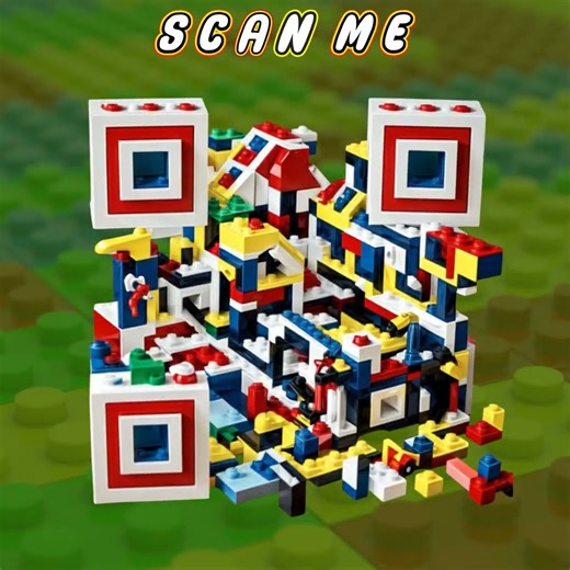 QR code turn into Lego QR code Art