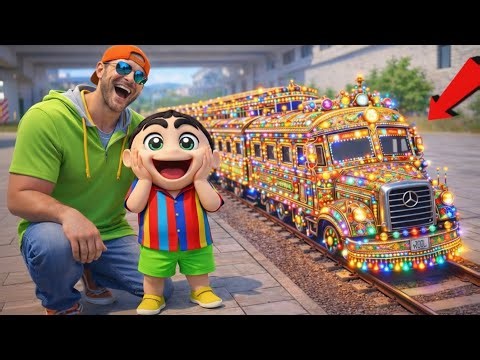 Shinchan Ko Mila RC Train 😍 Indian Thief Auto Simulator Gameplay | Jack Bhai Gift