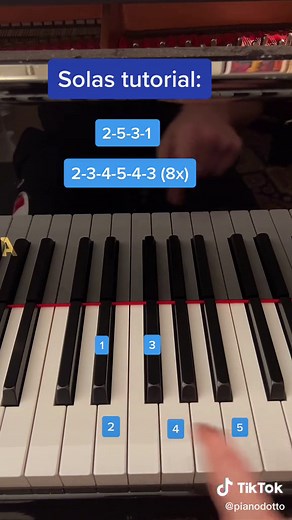 Solas tutorial #piano #musica #teclado #musico #pianista #fyp | solas