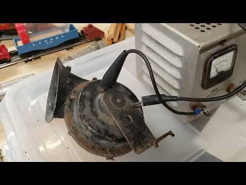 Old 12v Delco-Remy car horn test