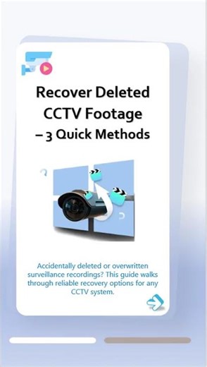 🎥 Lost CCTV Footage? Here’s How to Recover It #cctvfootage #footage