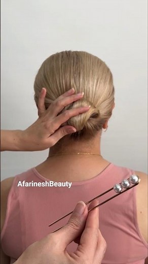 How to Make a Chic Bun with One Kanzashi 🌸
