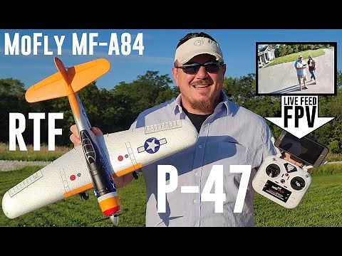 MF-A84 - RTF FPV P-47 - 690mm - Unbox & Maiden Flight