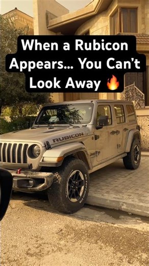 When a Rubicon Appears… You Can’t Look Away 🔥 #jeep #rubicon