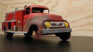 Restoring a Tonka Fire Truck Destroyed by Time | Restore DIY