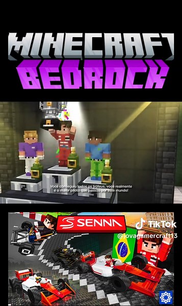SENNA WORLD: O Melhor Mapa de Fórmula 1 no Minecraft