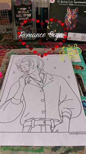 #Kpopdemonhunters#RomanceSaja#dualtipmarkers#colouringbook#Colours