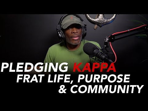 Pledging Kappa Alpha Psi, Fraternities, Leadership and Building Community