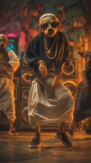 🐶Dog Dance On Hip Hop🪩#gururandhawa #animals
