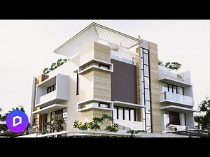 D5 RENDER PROCESS RENDERING EXTERIOR EXPERT SERIES #22 WITH ANIMATION
