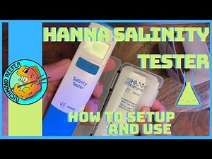 Hanna Instruments Waterproof Salinity Tester - How to Setup And Use