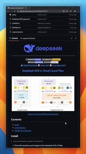 DeepSeek OCR-2: Visual Causal Flow for Faster Document Reading