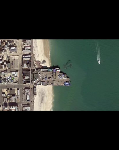 Hurricane Sandy 2012 Before & After: Seaside Heights, NJ