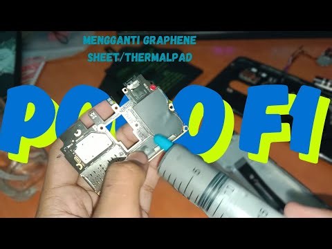 Kali ini kita mengganti graphene sheet dan thermalpasta pada poco f1 juga sekalian repasta