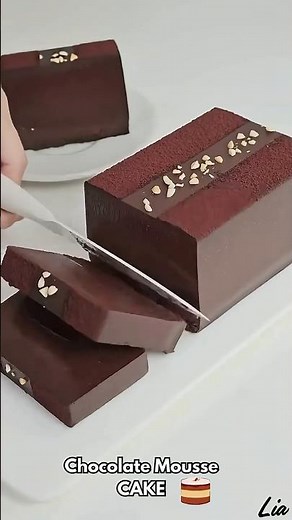 Satisfying Chocolate Mousse Cake | Viral Recipe #cake #dessert