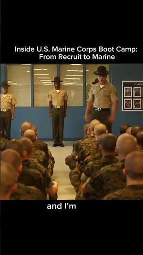 Inside U.S. Marine Corps Boot Camp: From Recruit to Marine.. #BootCamp #MarineCorps