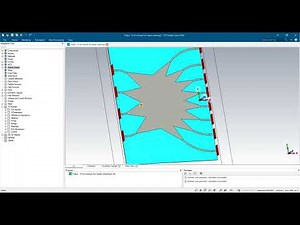 rotman lens antenna design 4 beam ports, 8 output ports in cst