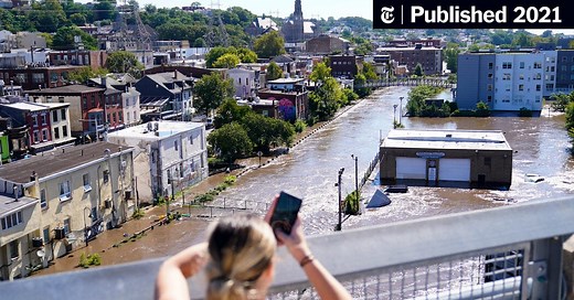 Philadelphia is inundated by floodwaters as Ida leaves a trail of destruction in the Mid-Atlantic.