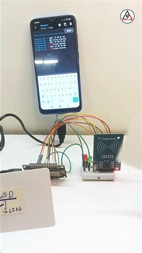 RFID With Arduino project #make #electronics #shorts